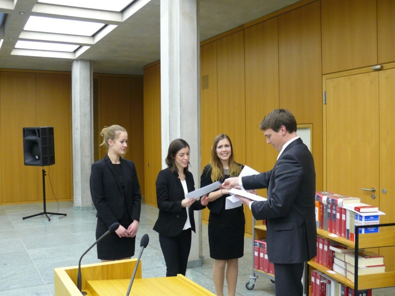 Impressions of the Moot Court competition, 2015/16